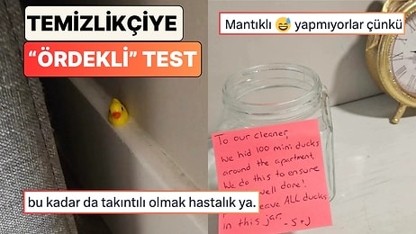 Evlerine Çağırdıkları Temizlikçinin Düzgün Temizlik Yapıp Yapmadığını Ördeklerle Kontrol Eden Çift Tepki Çekti