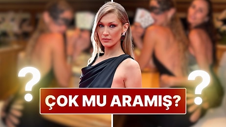 Bella Hadid'in Dekoltesi Göz Kanattı!