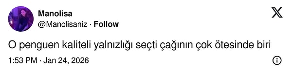 X kullanıcıları da bu pengueni görünce kendilerinden birer parça buldular.