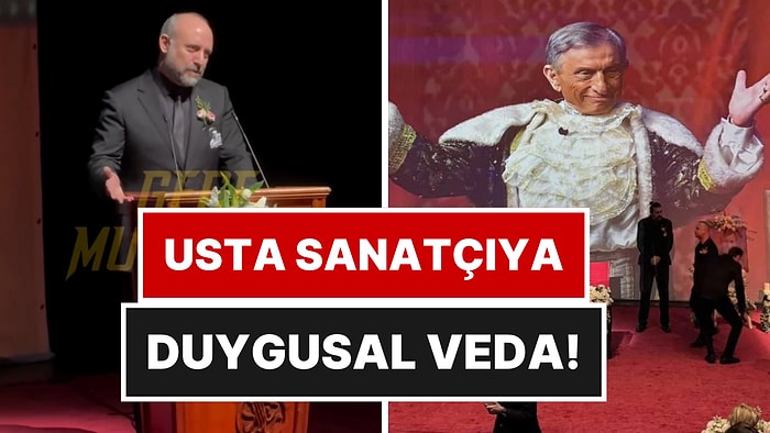 Haldun Dormen'e Veda: Halit Ergenç Anma Töreninde Konuşmakta Zorlandı