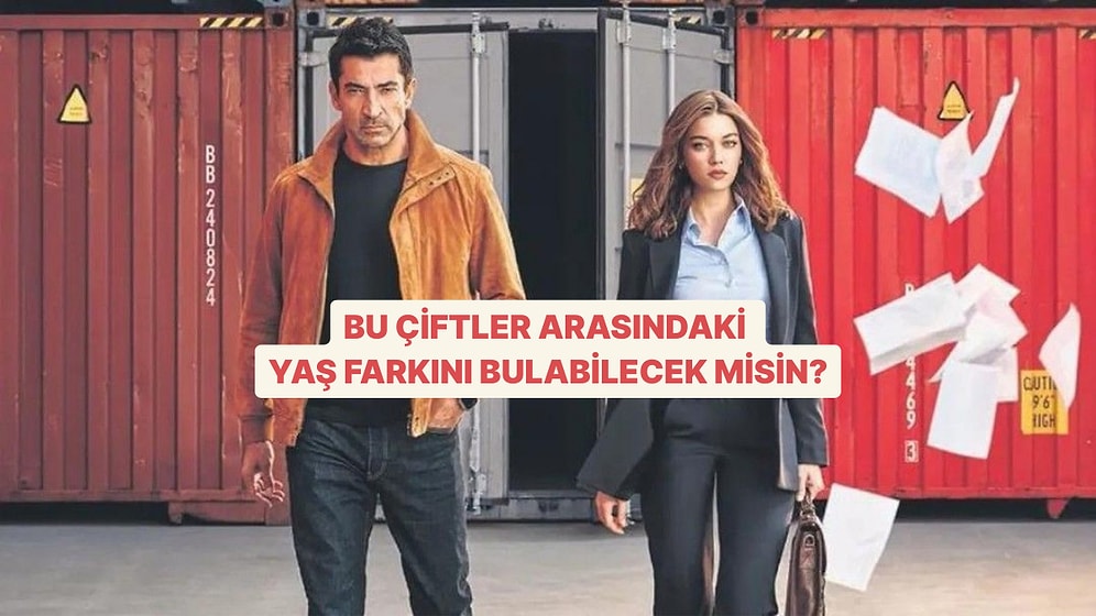Bu Dizi Çiftlerinin Arasındaki Yaş Farkını Bulabilecek misin?