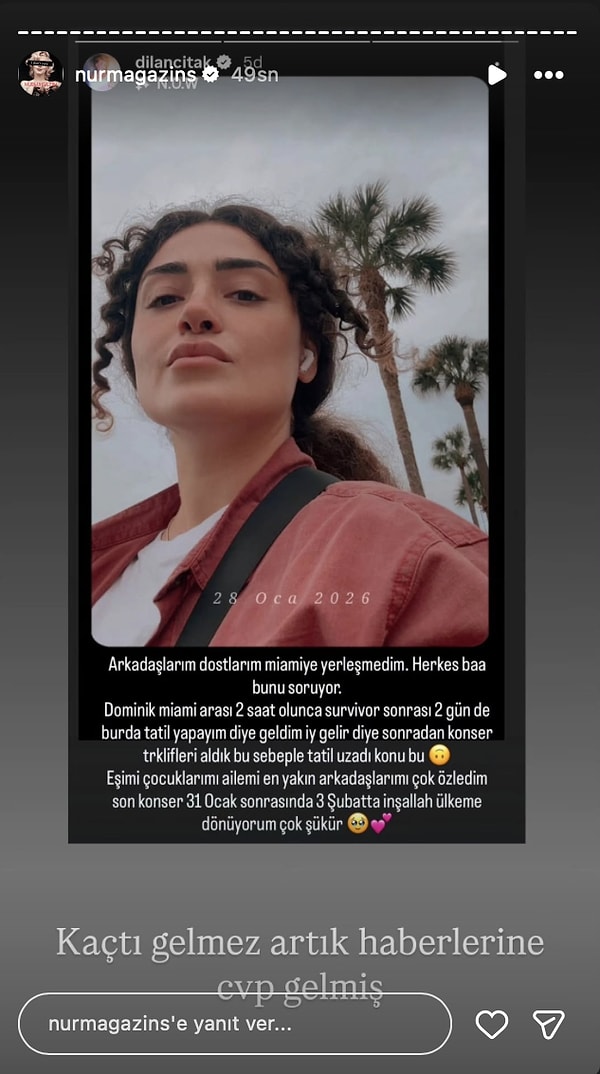 Geçtiğimiz saatlerde sessizliğini bozan Dilan Çıtak'tan konuya dair ilk açıklama geldi.