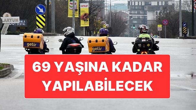 Kuryelik İçin Yaş Sınırını 69’a Yükselten Düzenleme Resmi Gazete’de Yer Aldı
