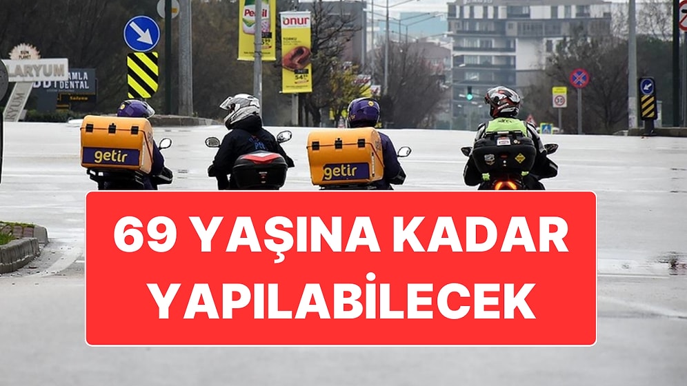 Kuryelik İçin Yaş Sınırını 69’a Yükselten Düzenleme Resmi Gazete’de Yer Aldı