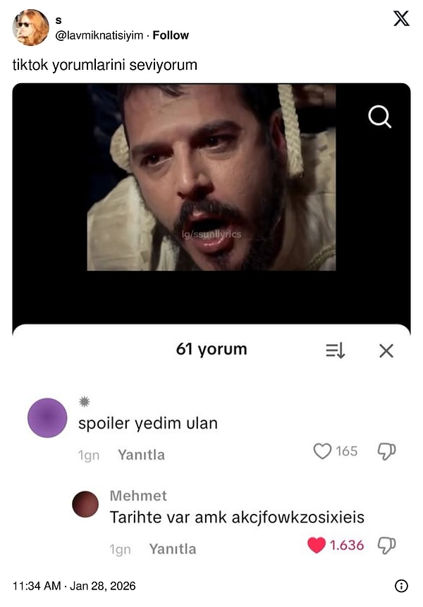 Bunun spoilerı mı olur?
