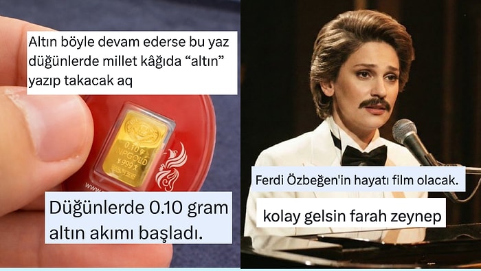0.10 Gramlık Altından Ferdi Özbeğen'in Hayatının Film Olmasına Son 24 Saatin Viral Tweetleri