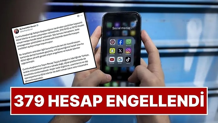 FETÖ ile Bağlantılı 379 Sosyal Medya Hesabına Erişim Engeli