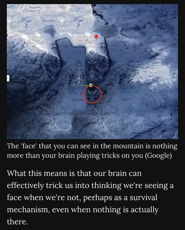 Bunun bir göz yanılsaması olduğu öne sürülse de buna paylaşımı yapan kişi itiraz etti.