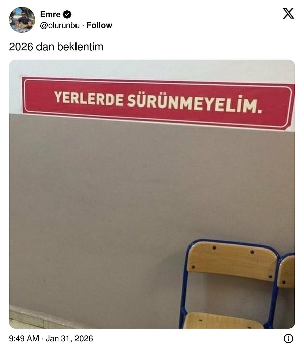 Yeterli bir beklenti.