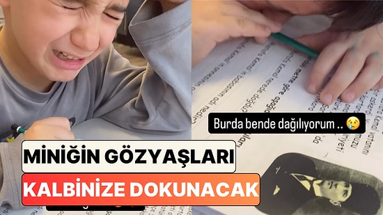 Okuduğu Metinde Atatürk'ün Vefat Ettiği Bölüme Gelen Bir Miniğin Gözyaşları Kalbinize Dokunacak