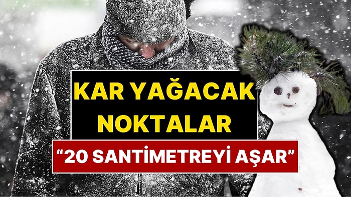 Meteoroloji Uzmanı Hüseyin Öztel’den “Kar Kalınlığı 20 Santimetreyi Aşabilir” Uyarısı