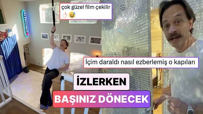 Bir İçerik Üreticisinin Birbirinden İlginç Kapı ve Konseptli Odalara Sahip Evini İzlerken Başınız Dönecek