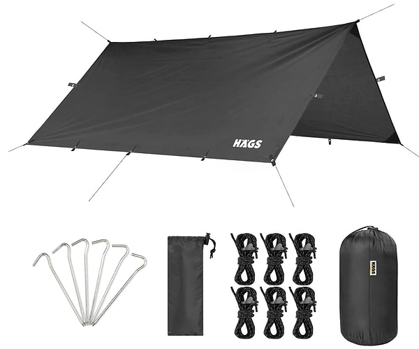 İster kamp alanında güneşlik, ister karavanınızın yanında ek bu çok işlevli branda, taşınabilir yapısıyla her macerada yanınızda.