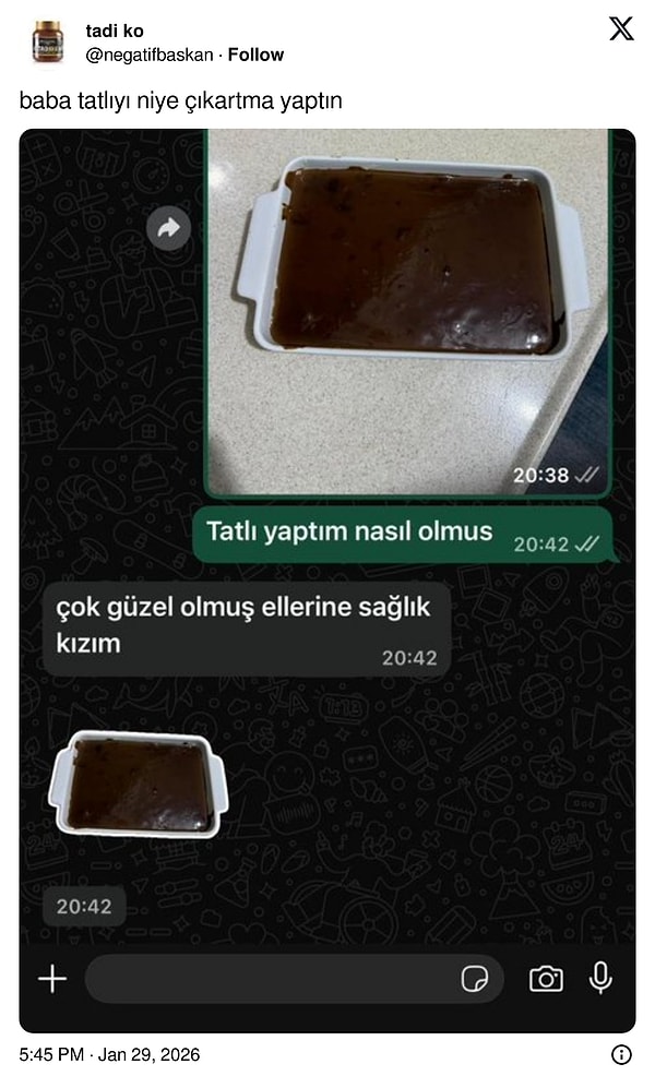 O kadar beğenmiş ki...