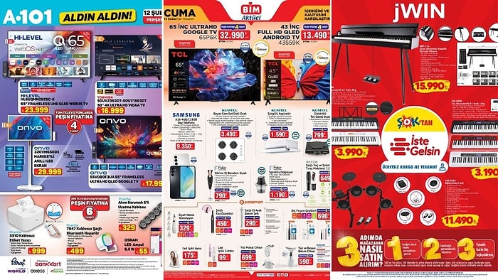 İndirim Günleri Başlıyor! 7 - 13 Şubat Haftasında A101 ve BİM Aktüel Ürünler Listesinde Ne Var?