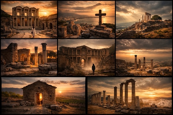 Ve bu kiliselerin tamamı, bugünkü Türkiye’de yer alır.