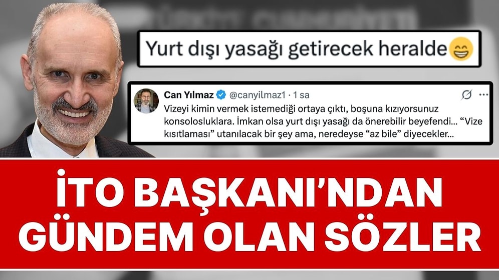 “Yurt Dışı Yasağı Getirecek Heralde!” İTO Başkanı Şekip Avdagiç’in Yurt Dışı Turizmi Sözleri Gündem Oldu