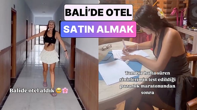 Influencer'lar Akın Akın Bali'ye Yerleşirken Bir Türk Bali'de Satın Aldığı Oteli Paylaştı