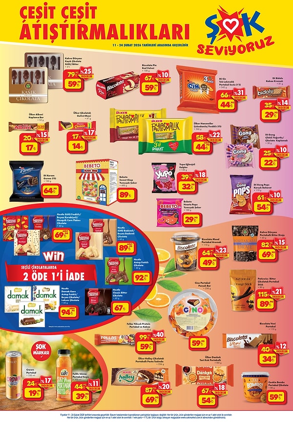 Çeşit Çeşit Atıştırmalıklar