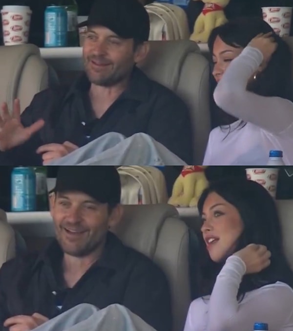 Yanında 20 yaşındaki influencer sevgilisi Mishka Silva da vardı.