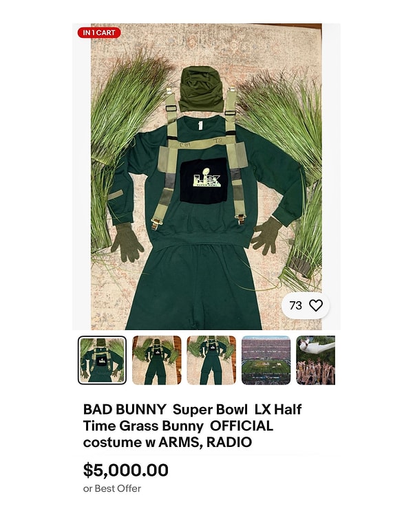 Tüm prova ve şov sürecinde yaklaşık 1300 dolar kazanan dansçılar bu hatıra kıyafetlerini 5 bin dolardan satışa sundu.