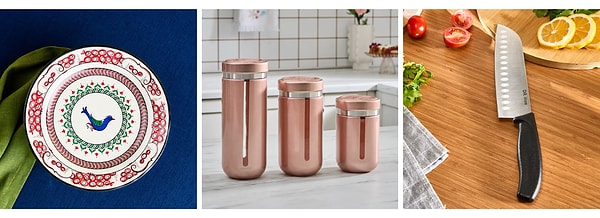 Mutfak ve sofralarınızda Karaca şıklığını yakalarken, sepetinizdeki ürünlerin yarısı size hediye kalsın!