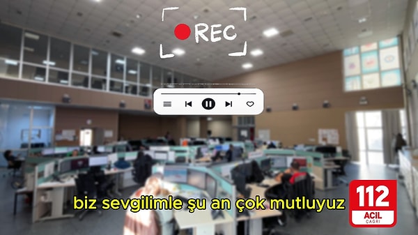 Vatandaş ile 112 operatörü arasında telefonda yaşanan diyalog: