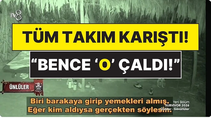 "Hırsız Sen misin?" Survivor'da Ünlüler Takımından Biri Gizlice Yapımın Yemeğini Aldı, Ortalık Karıştı!