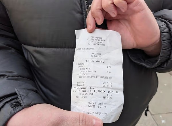 Ancak bu servetiyle sadece kahve alabilir...