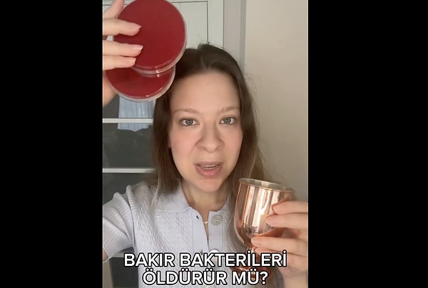 Pis olduğuna emin olduğu sudan örnek aldı.