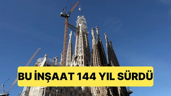 İnşaatı 144 Yıl Süren Sagrada Familia Bazilikası'nda Kulenin Son Parçası Yerleştirildi