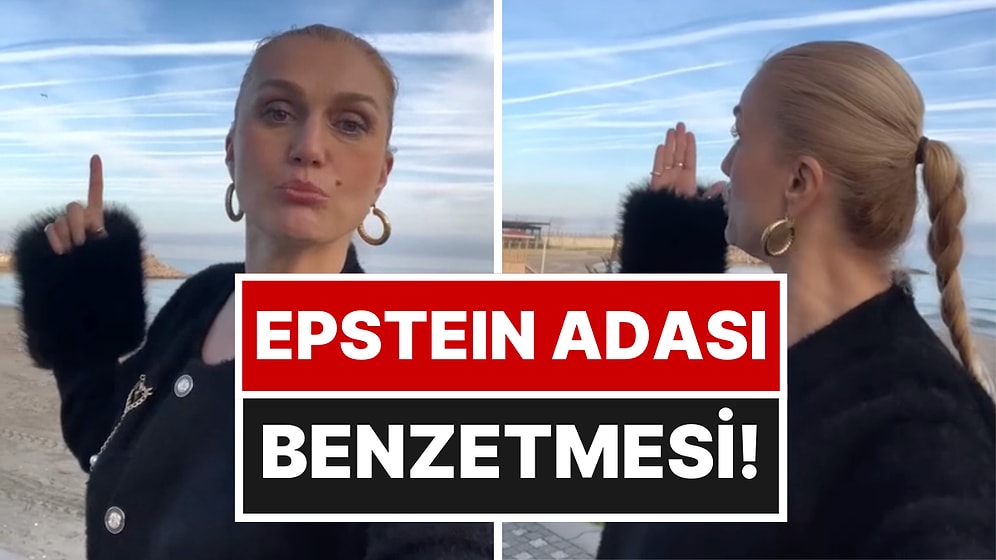 Tuğba Özay Gökyüzündeki İzleri Göstererek "Kimyasal Püskürtme" İddiasıyla Murat Kurum'a Seslendi!