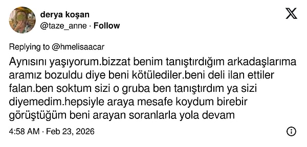 "Beni deli ilan ettiler."