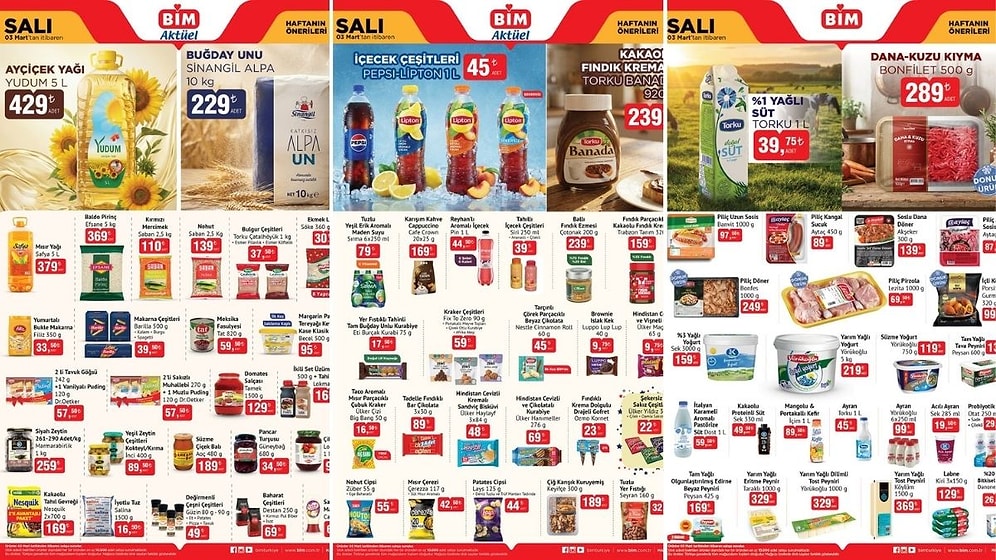 3 Mart 2026 BİM Aktüel Haftanın Önerileri Kataloğu