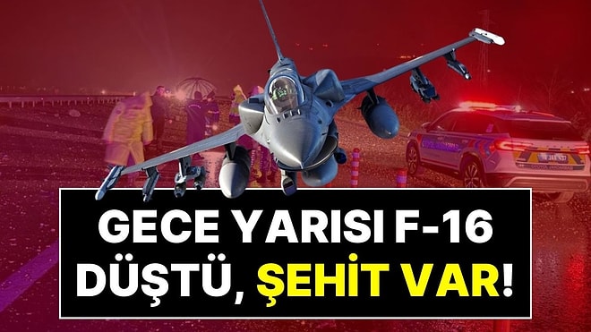 Balıkesir'den Acı Haber Geldi: F-16 Uçağı Düştü, 1 Pilot Şehit Oldu!