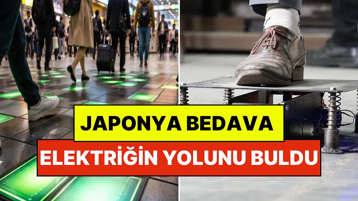 Japonlar Bedava Elektriğin Yolunu Buldu: Elektriği Halk Yürüyerek Üretiyor!