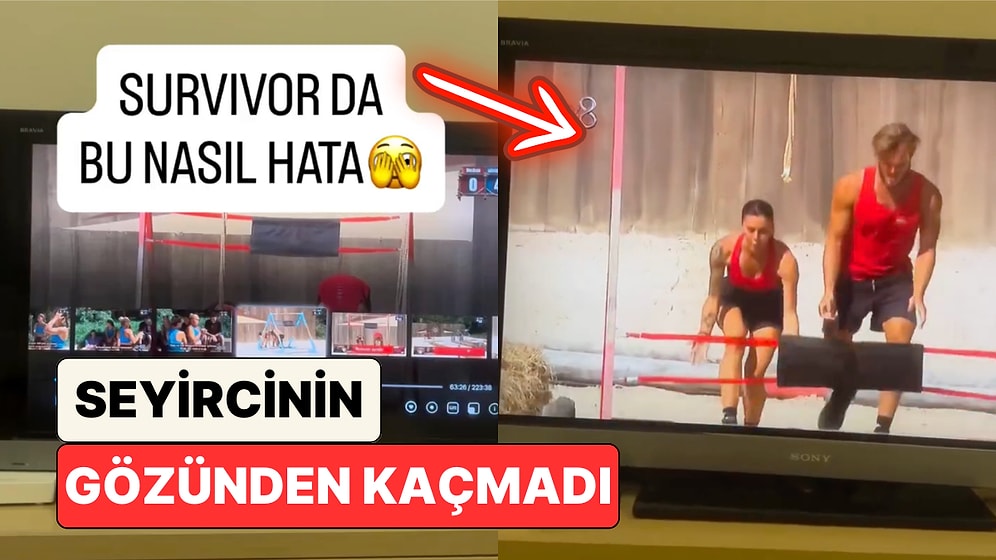 Seyircinin Gözünden Kaçmadı: Bir İzleyici Survivor'da Yapılan Hatayı Paylaştı