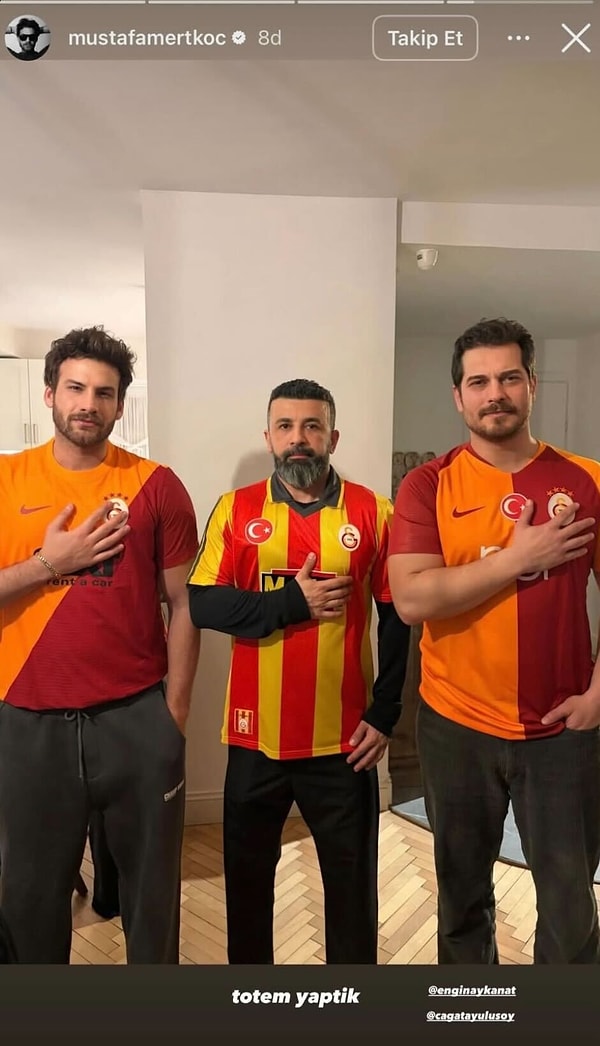 Zaman zaman maç heyecanını sosyal çevresinde dile getiren ve Galatasaray sevgisini saklamayan oyuncu, büyük derbilerde heyecanını paylaşan isimlerden.