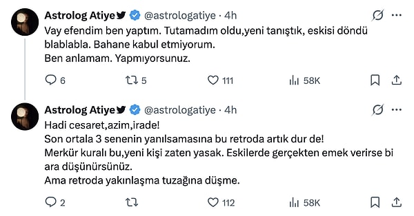 Merkür Kuralı'na bağlayarak uyarılarının devamında bulundu.