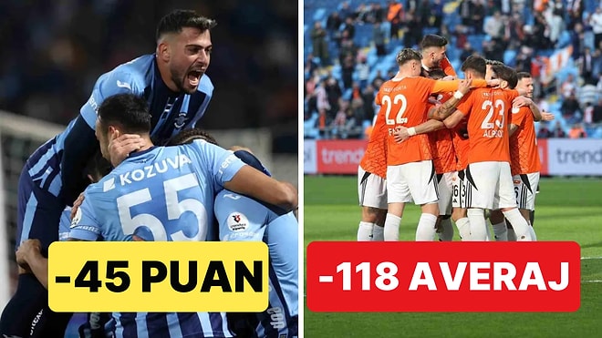 Adana Futbolu Dibi Gördü: Adana Demirspor ve Adanaspor Eksiden Çıkamıyor