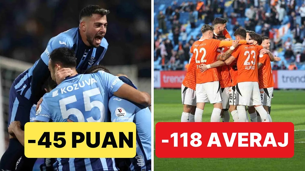 Adana Futbolu Dibi Gördü: Adana Demirspor ve Adanaspor Eksiden Çıkamıyor