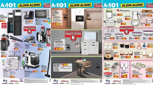 A101'e Overlok Makinesi Geliyor! 5 Mart 2026 A101 Aldın Aldın Kataloğu
