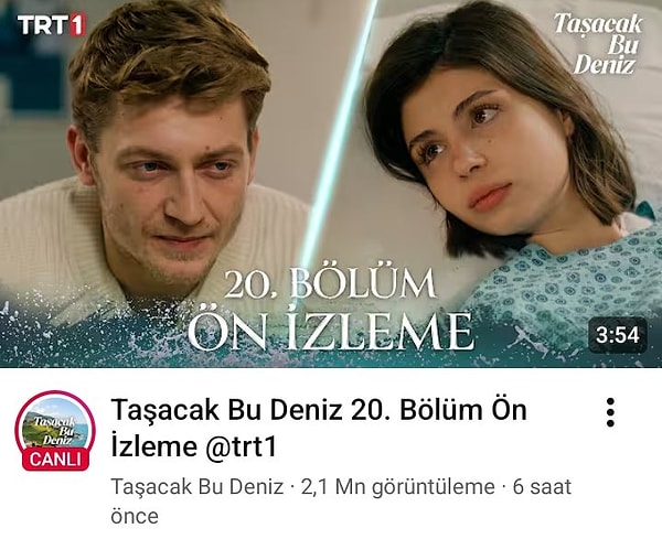 Yeni bölümü iptal edilen Taşacak Bu Deniz'in ön izlemesine yoğun rağbet!