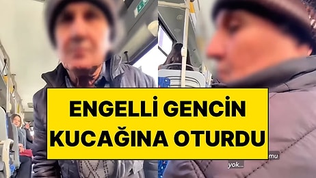 Sakarya’da Skandal Görüntüler: Otobüste Zorla Yer İstediği Engelli Gencin Kucağına Oturdu!