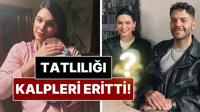 Oyuncu Beste Kökdemir Oğlu Kai Güneş'in Yüzünü İlk Kez Gösterdi!