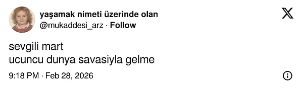 Her ay için "Bu ay benim ayım olacak" dememek lazım.