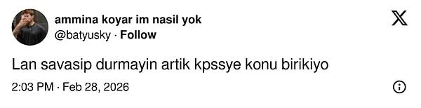 Herkesin derdi başka.