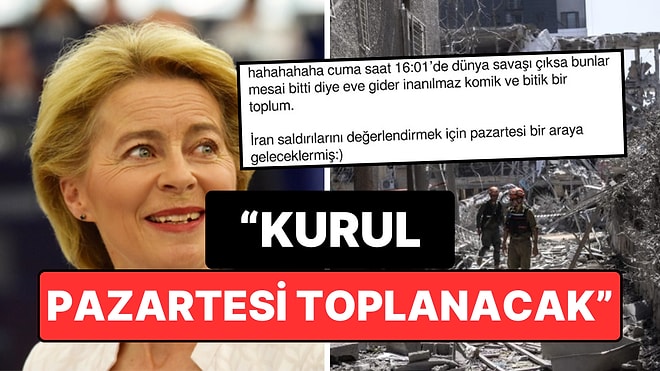 Orta Doğu'da Kriz Sürerken Avrupa Komisyonu Başkanı’ndan İlginç Paylaşım: Toplantı İçin Pazartesi Beklenecek