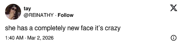 “Tamamen yeni bir yüzü var, bu gerçekten çılgınlık.”