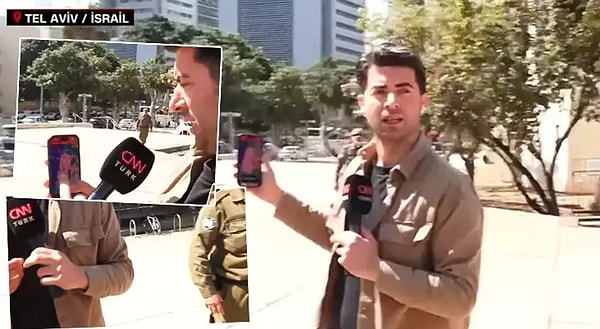 İsrail’in Tel Aviv kentinde İran’ın füze saldırılarının yankıları sürerken, CNN Türk’ün canlı yayınına İsrail güvenlik güçleri tarafından müdahale edildi.